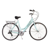Light Blue Chesterton 7sp City Step Thru Hybrid Bike
